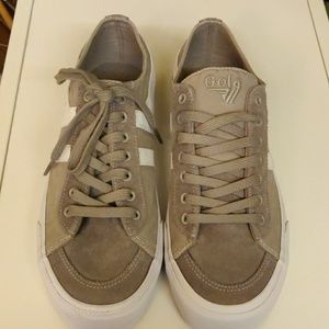 Gola canvas suede sneaker